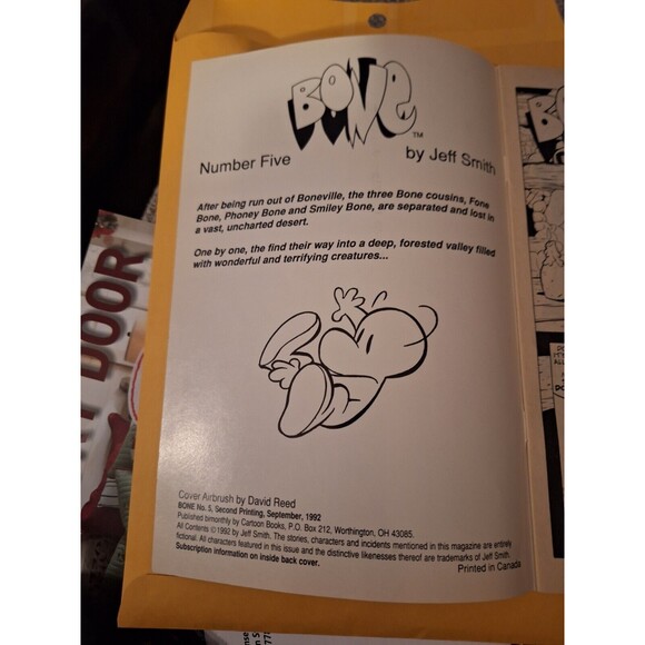 Bone 2‎ (Cartoon Books) VF 2nd Print  Thorn Jeff Smith - Picture 5 of 7